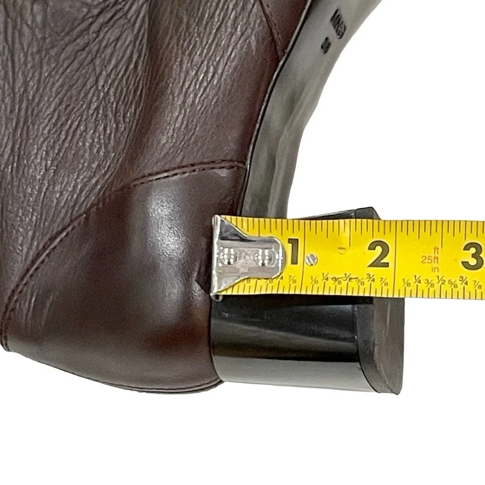 MNG Chocolate Brown Boots, Size 7.5